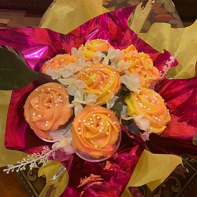 Edible cupcakes Flower Bouquet