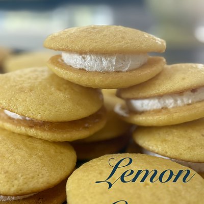 3” Lemon Cream Whoopie Pie