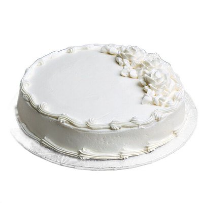 12 Inch Round Single Tier (Serves 50)