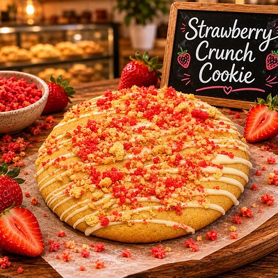 Strawberry Crunch Cookie (Single)