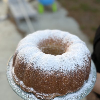 Vanilla Bourbon Poundcake 