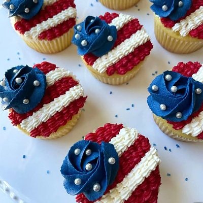 🇺🇸July 4th Cupcakes
