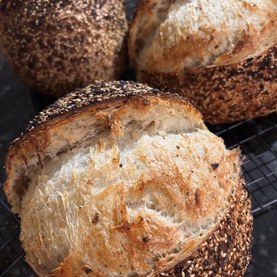Everything Bagel Sourdough Loaf