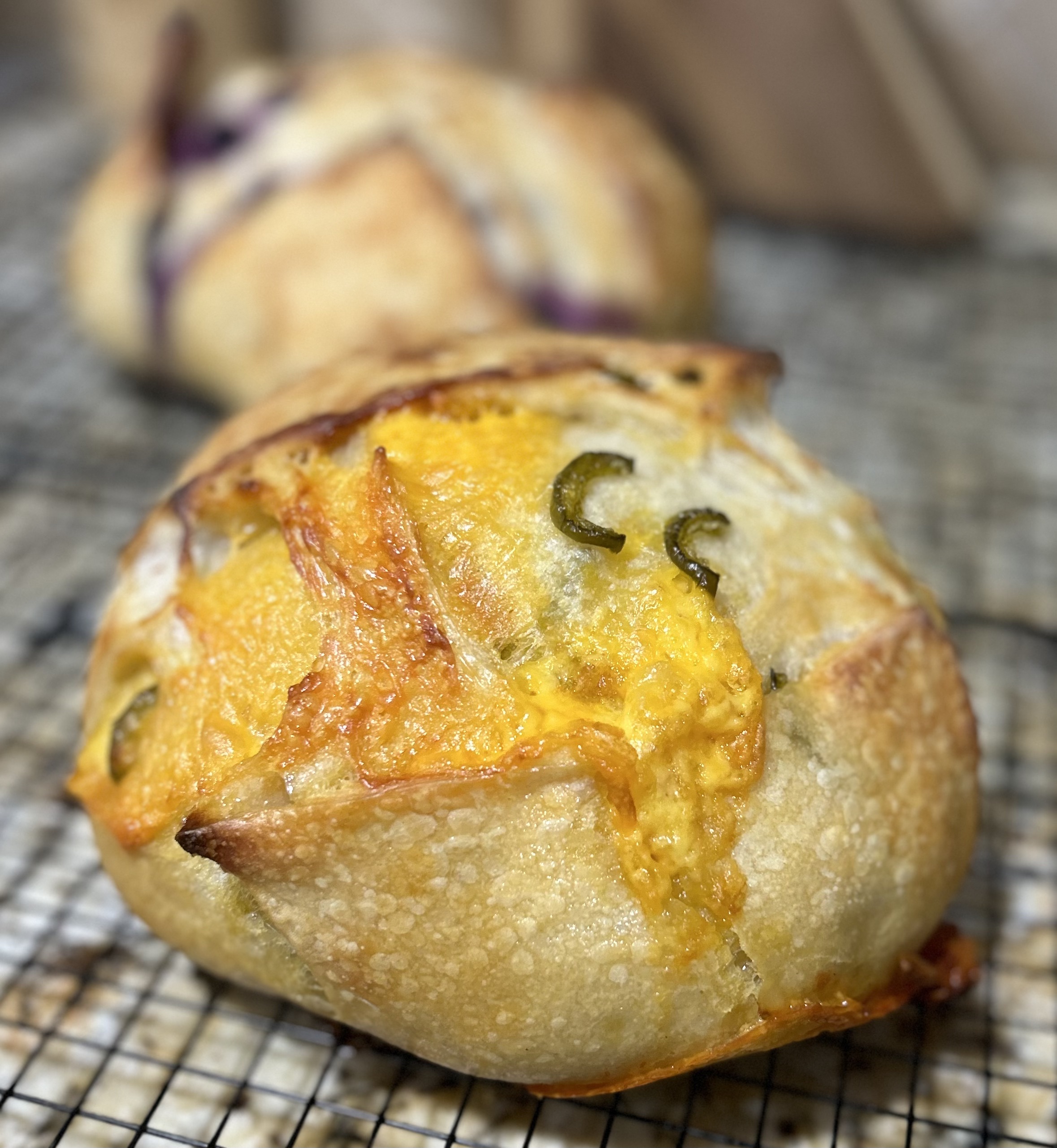 Jalapeño Cheddar Sourdough Boule