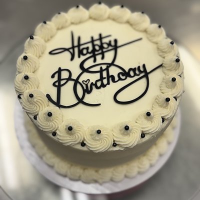 6” Vanilla Cake (Vanilla Buttercream)