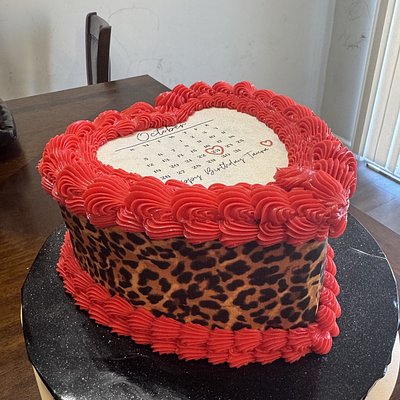 8inch Heart Cake 