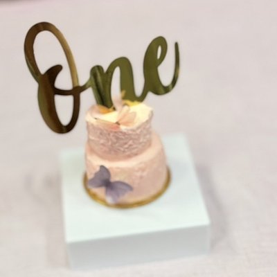Mini Two Tier Smash Cake 