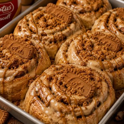 Cookie Butter Cinnamon Rolls 5ct