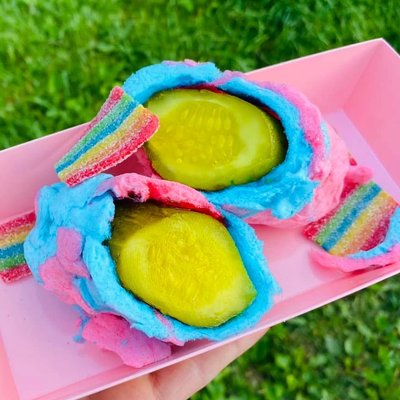 Cotton candy pickle
