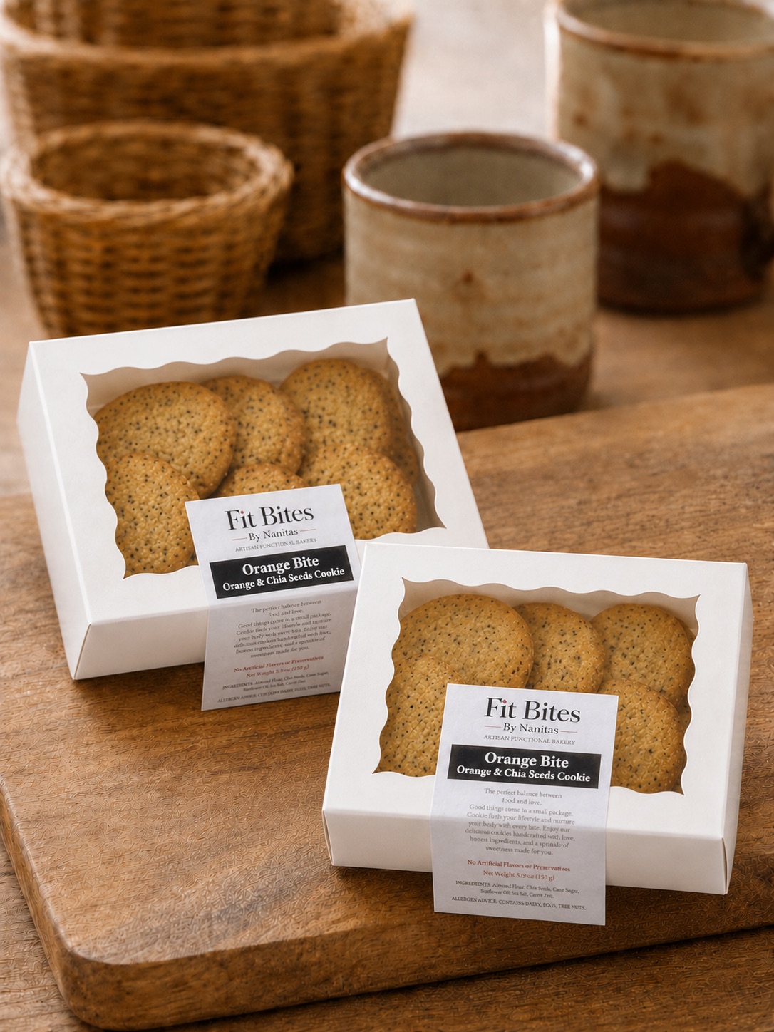Orange Bite Cookies 