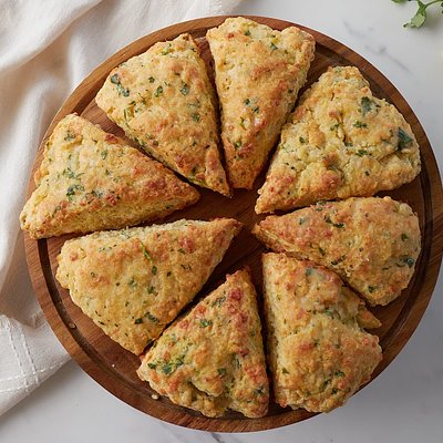 Cheesy Garlic Sourdough Scones (8) 
