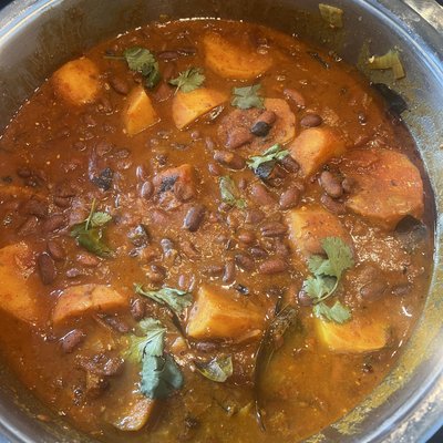 Sugar Beans Curry And Rice