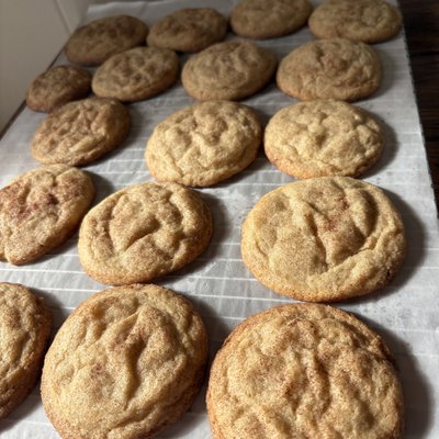 Sourdough Snickerdoodles