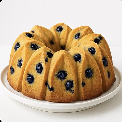 Lemon -Blueberry Poundcake 