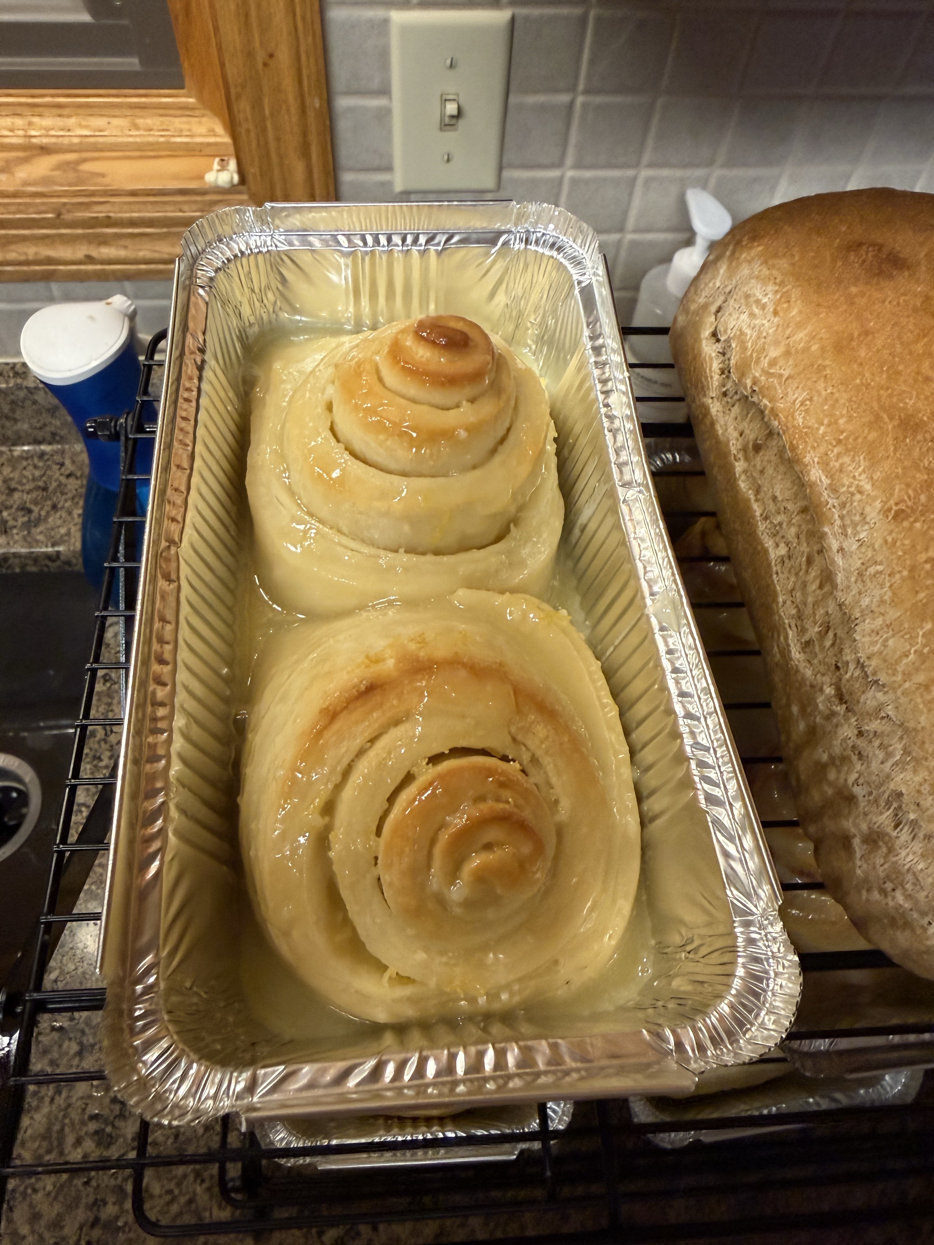 Sweet Sourdough Lemon Rolls (2-pack)