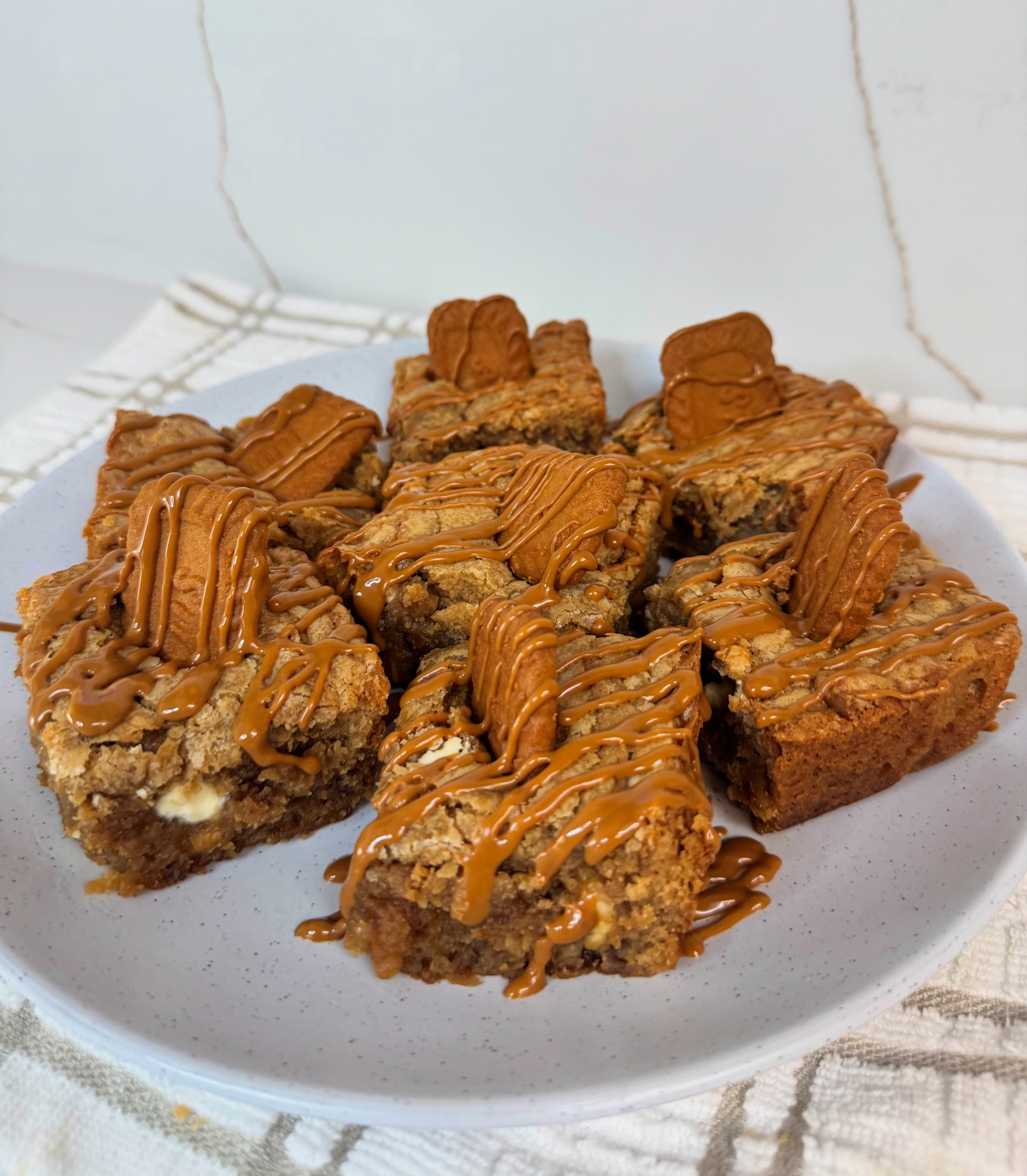 Biscoff Blondies