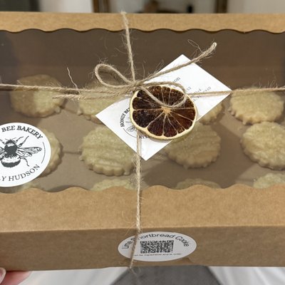 Lime Shortbread Cookies - 1 Dozen Mini 