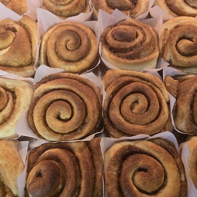 Fresh cinnamon rolls
