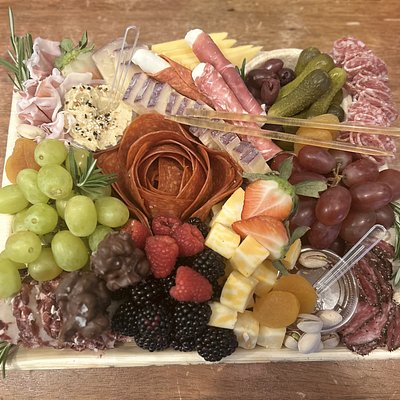 Charcuterie Board with (1) Mini Sourdough Boule 