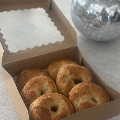 Plain Sourdough Bagels (6-pack) 