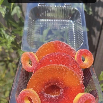 Candied Peach Rings 