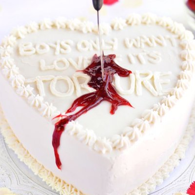 Bleeding Heart Cake