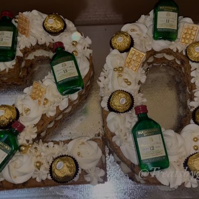 2 Number Cookie Cake (2 Layer Each)