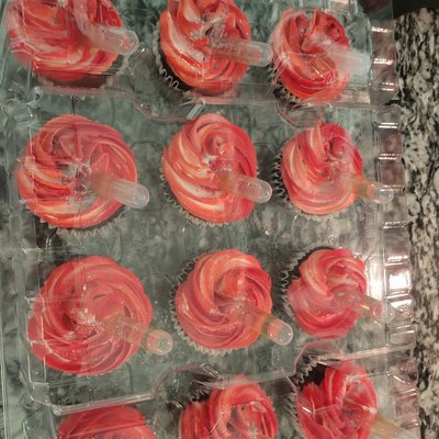 Alcohol Infused Cupcakes