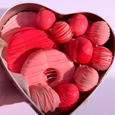Valentines Candied Fruit Tray