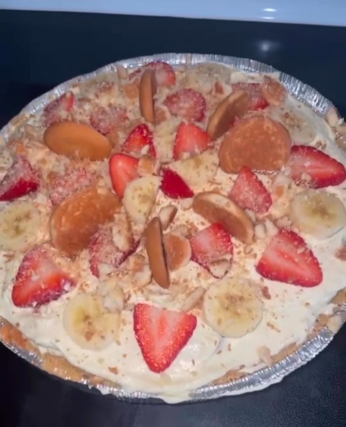 Strawberry Banana Cheese Cake 