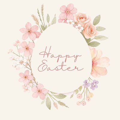 Happy Easter Vintage Cookie Cake