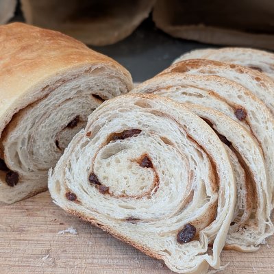 Cinnamon Raisin Sliced Sourdough Bread 