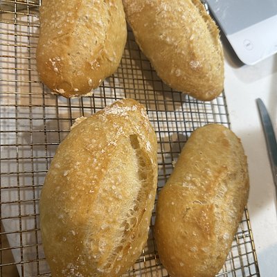 Individual White Italian Bread 