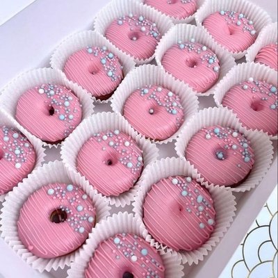 Donas Cubiertas De Chocolate 
