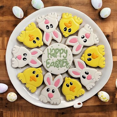 Easter Cookie Platter