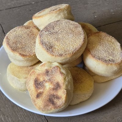 Sourdough English Muffins