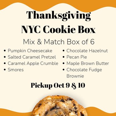 Thanksgiving Cookie Box