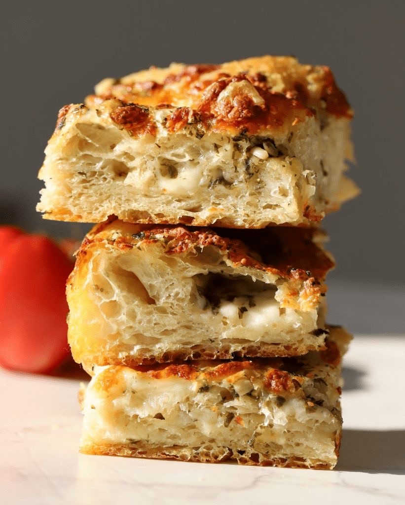 Garlic Parmesan focaccia Bread