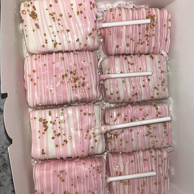 Dipped Rice Krispie Treats