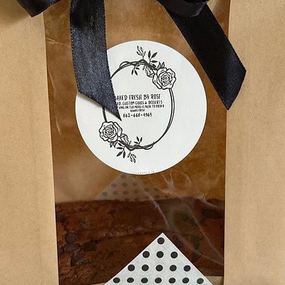 Zucchini Bread W/ Chocolate Chip & Gift Wrapped 