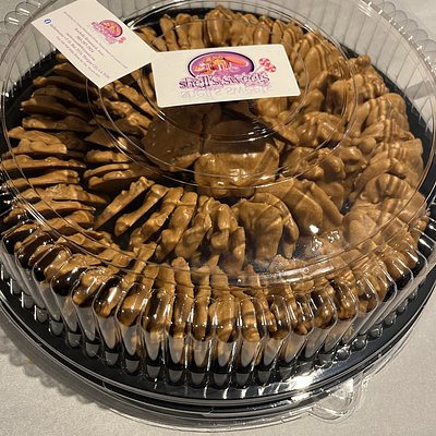 Large Pecan Candy Platter