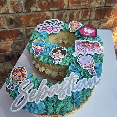 Saya Boys Number Cake 