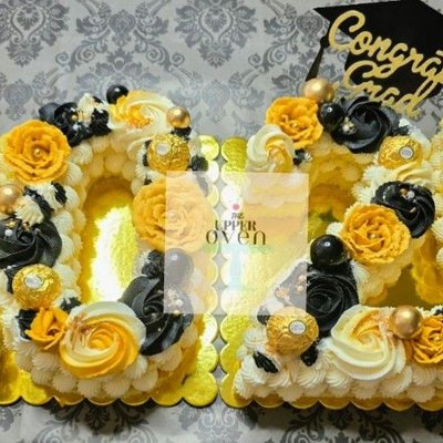 Quadruple Medium Number Cake 