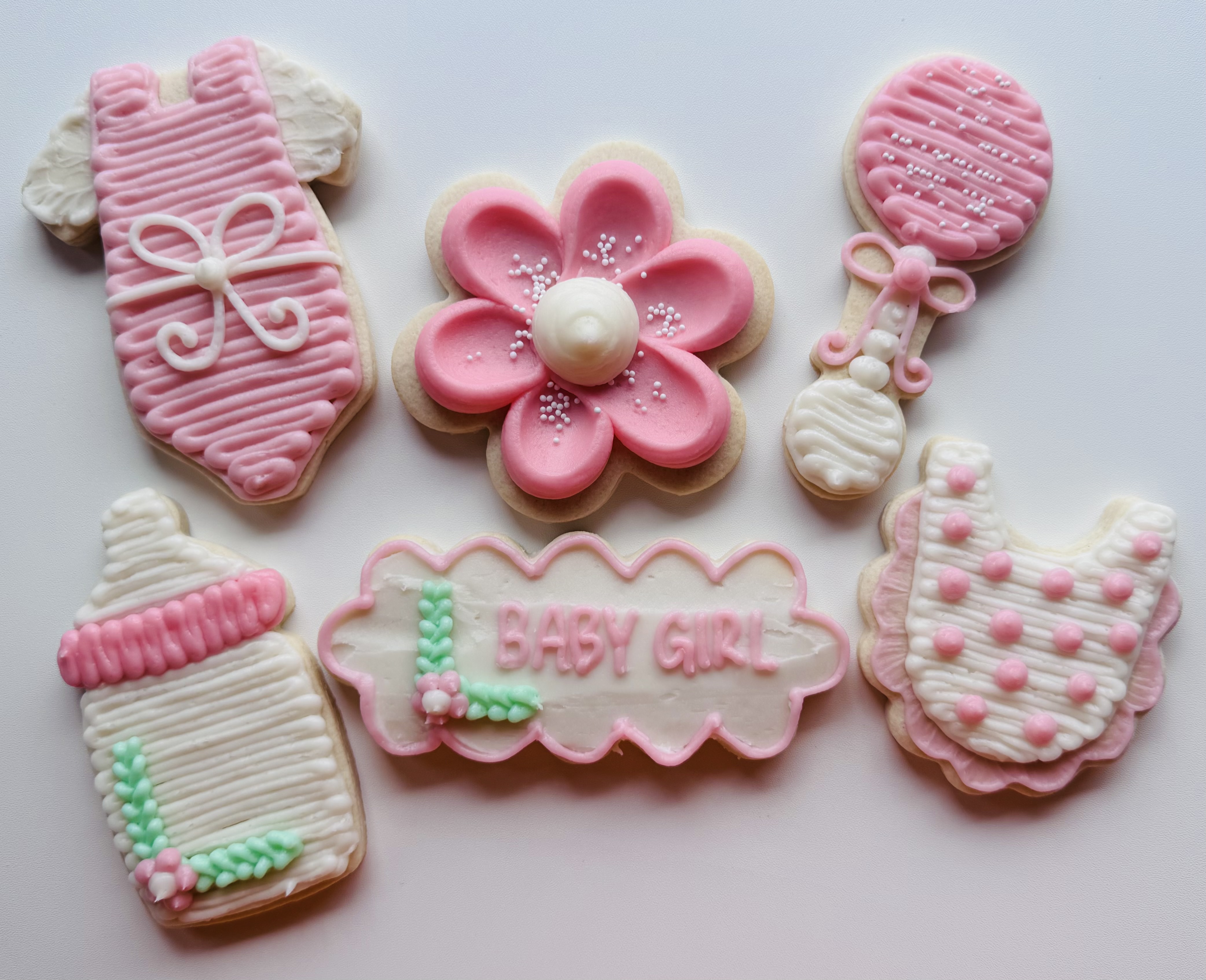 Baby Shower Sugar Cookies With Buttercream Frosting