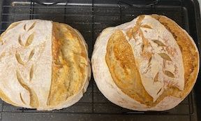 Artisan sourdough boulle