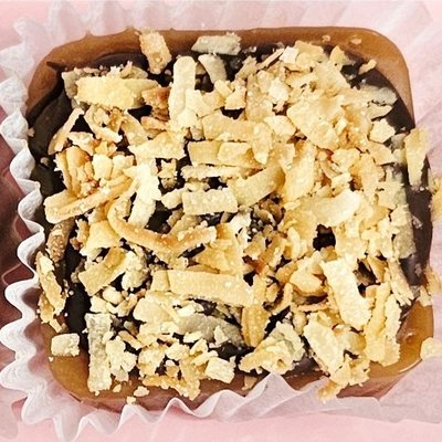 Chocolate w/ Toasted Coconut CARAMELS 