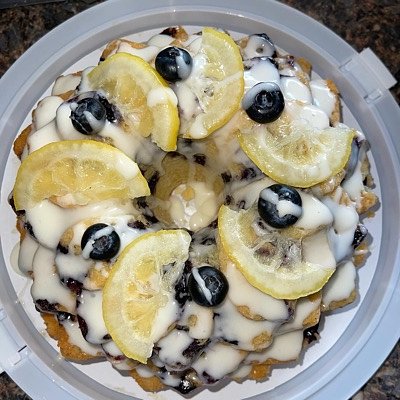 Blueberry Lemon Pound Cake