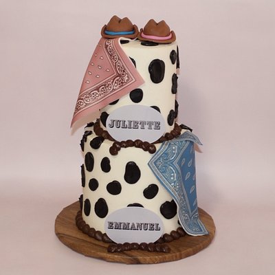 Mini Tiered Cake: 4 in + 6 in (Round Shaped)