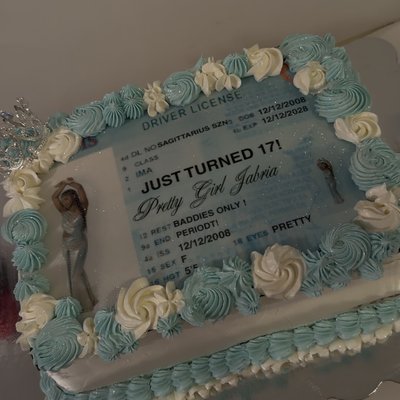 Viral License Cake