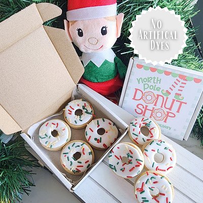[DYE FREE] 4pc North Pole Donuts